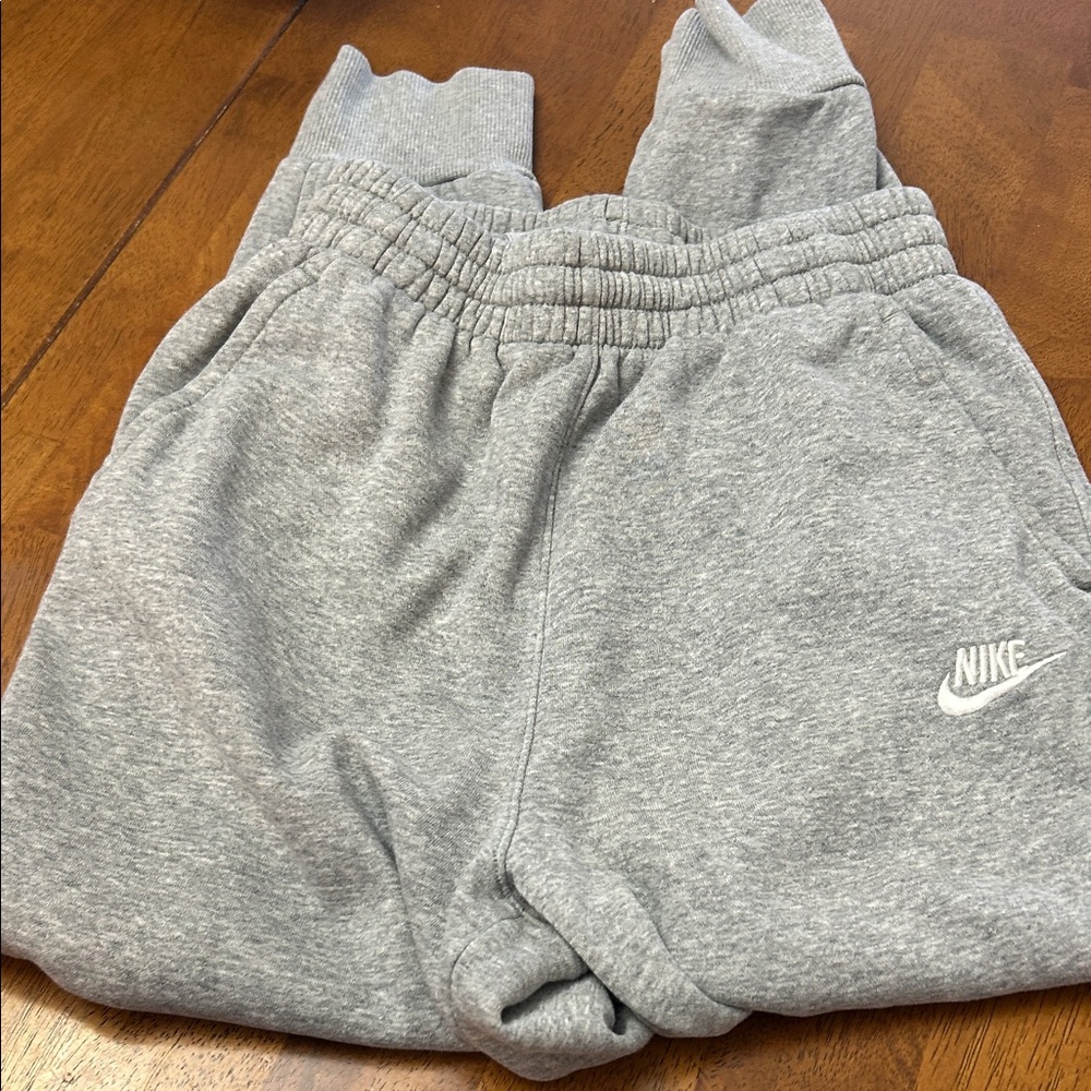 Nike Kids Heather Gray Joggers